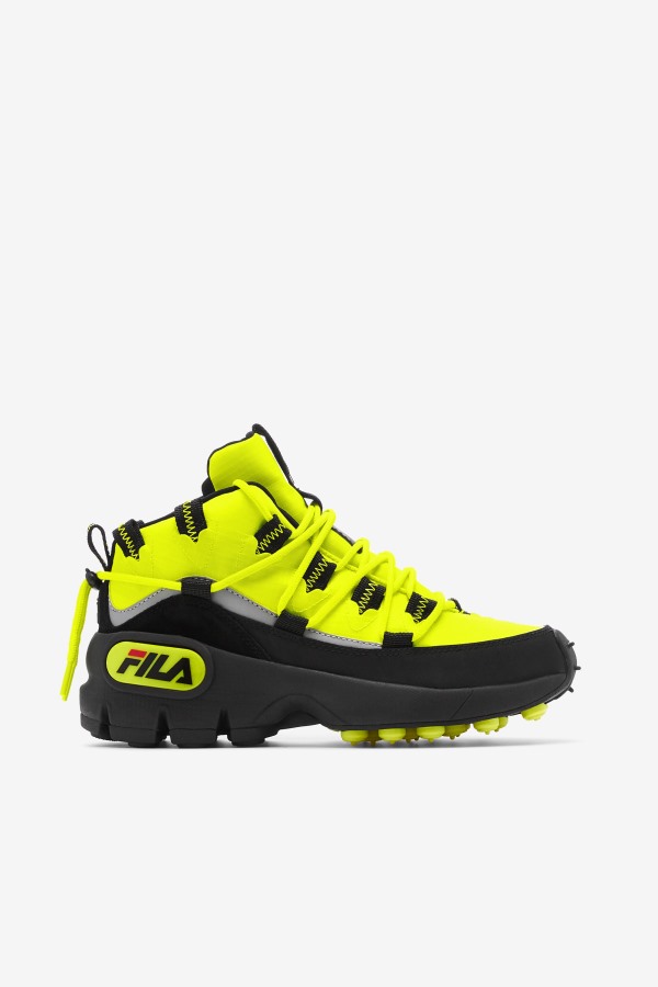 Yellow/Black/Red Women's Grant Hill 1 x Trailpacer Fila Outlets