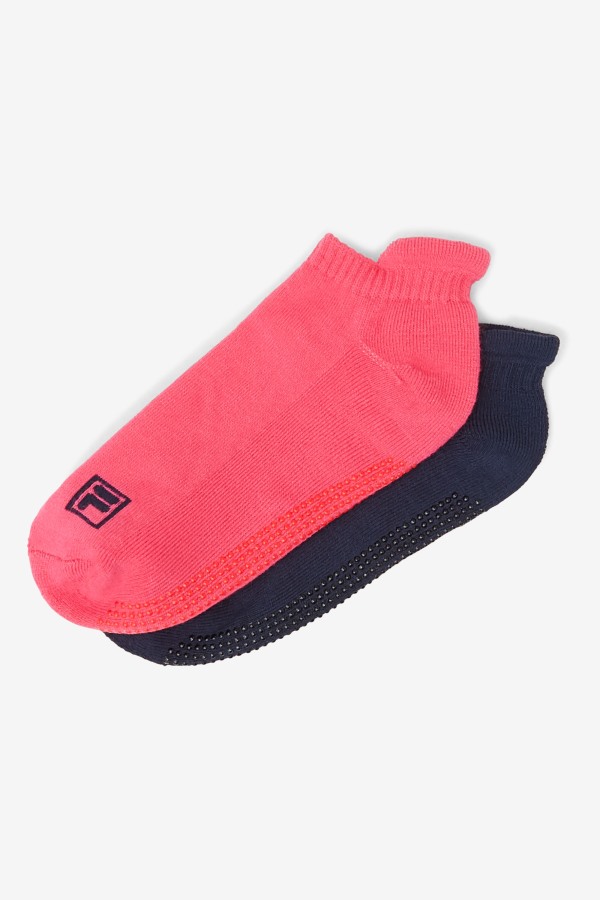 Bubblegum Pink Women\'s No Show Grip Sock 2-Pack Fila Outlets