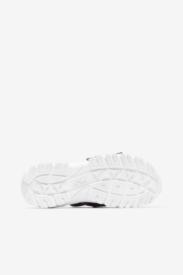 Fila Outlets Women\'s Tie Dye Outdoor Slide Multi/Black/White