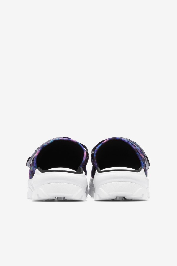 Fila Outlets Women\'s Tie Dye Outdoor Slide Multi/Black/White