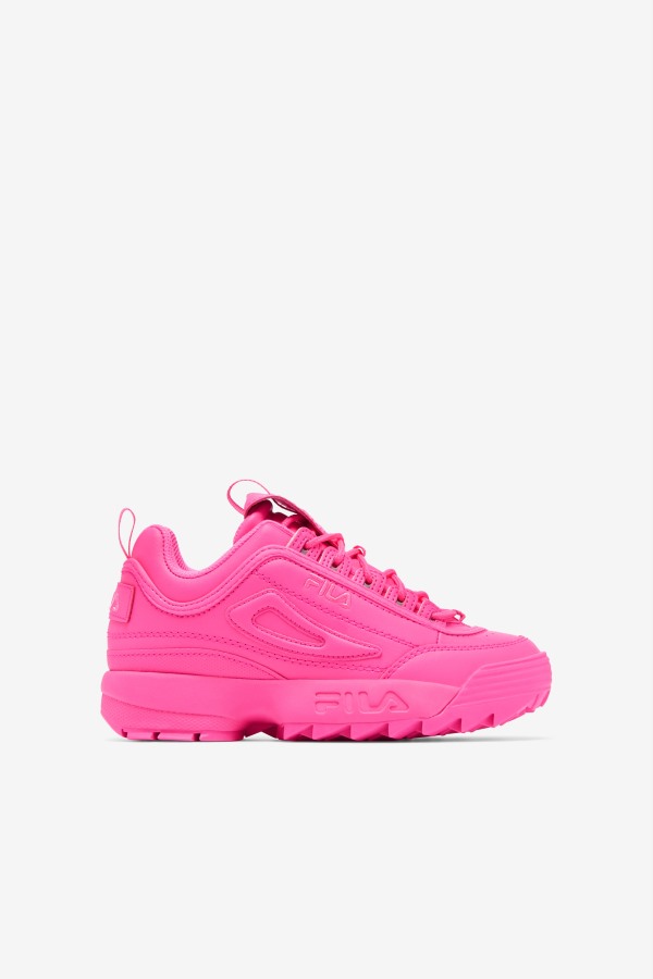 Pink Fila Outlets Big Kids' Disruptor 2 Premium