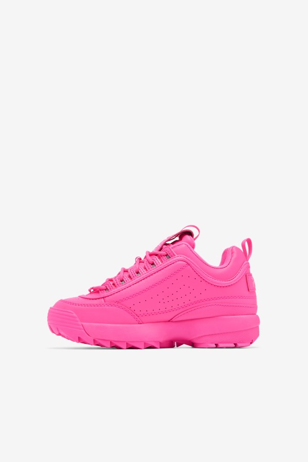 Pink Fila Outlets Big Kids\' Disruptor 2 Premium