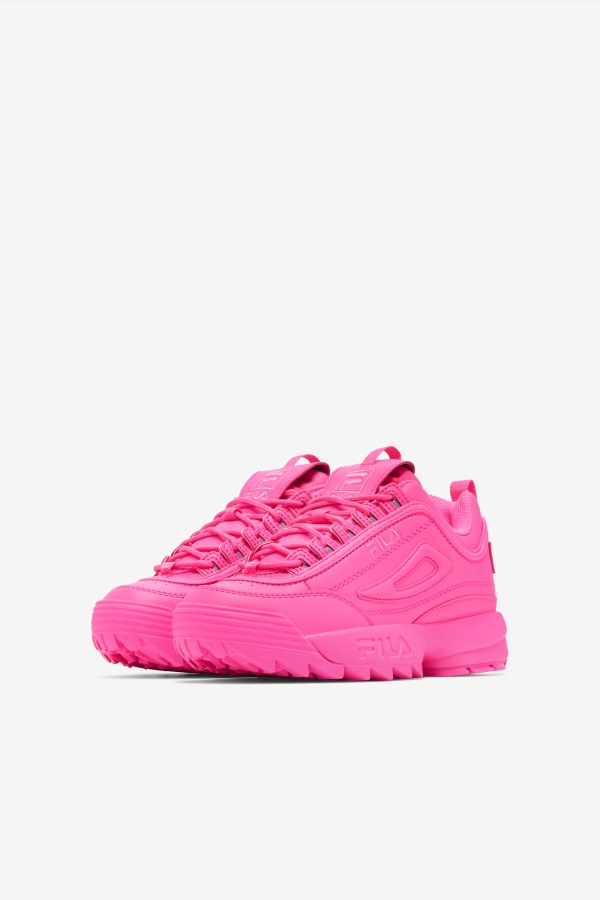 Pink Fila Outlets Big Kids\' Disruptor 2 Premium