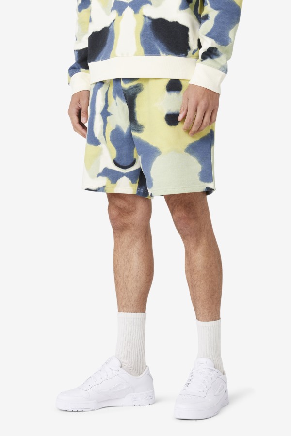 Aim Short Brushstroke Print Fila Outlets