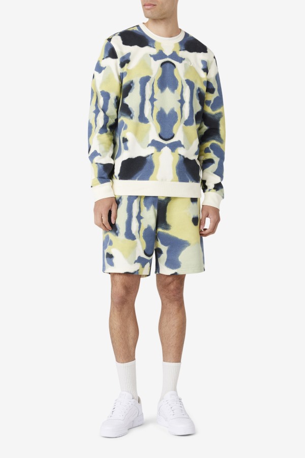 Aim Short Brushstroke Print Fila Outlets