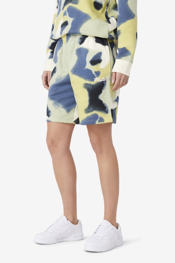 Aim Short Brushstroke Print Fila Outlets