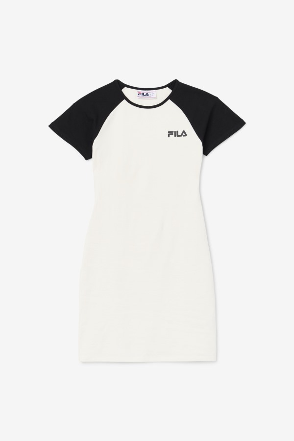 Kyra Dress Gardenia/Black Fila Outlets