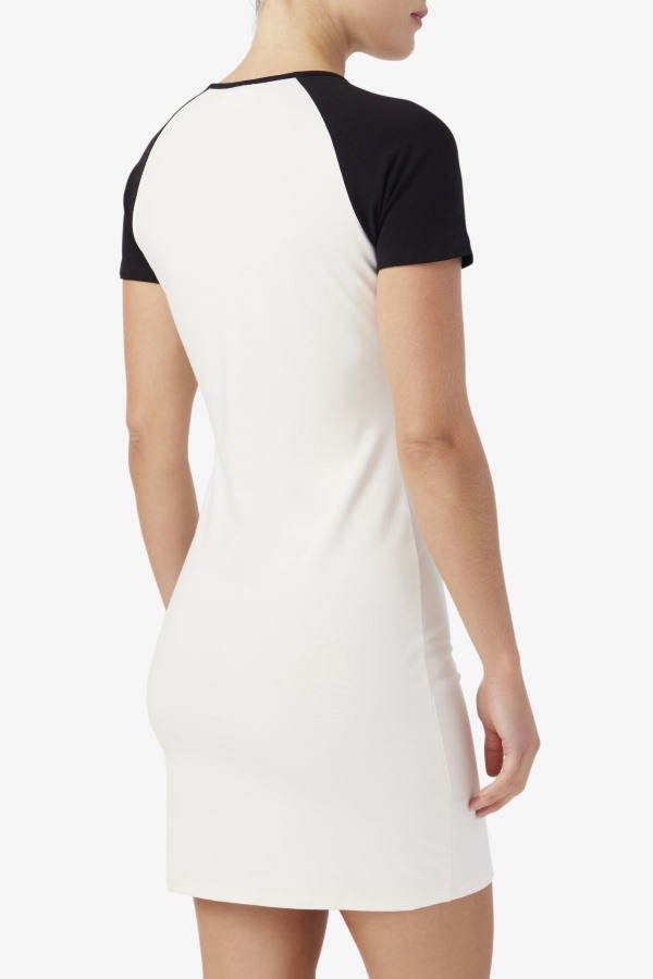 Kyra Dress Gardenia/Black Fila Outlets