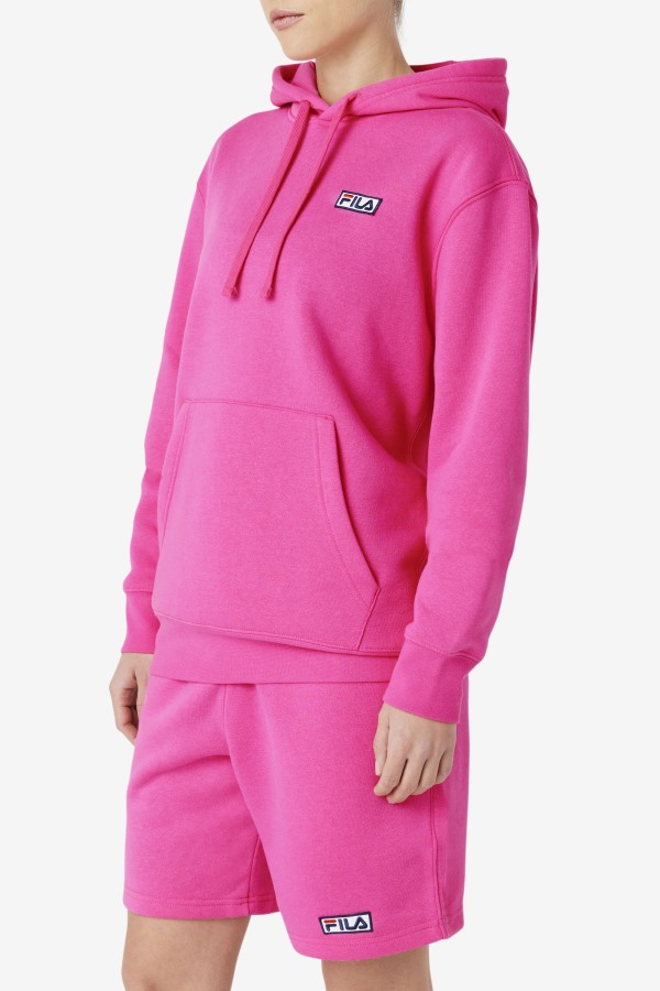Algot Hoodie Fila Outlets Pink Glo