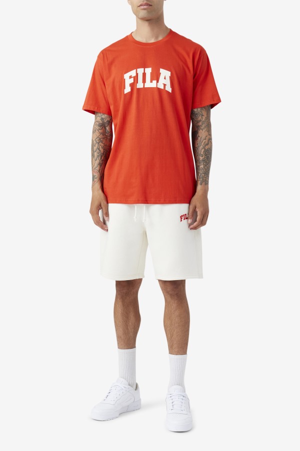 Fiery Red/White Cody Tee Fila Outlets