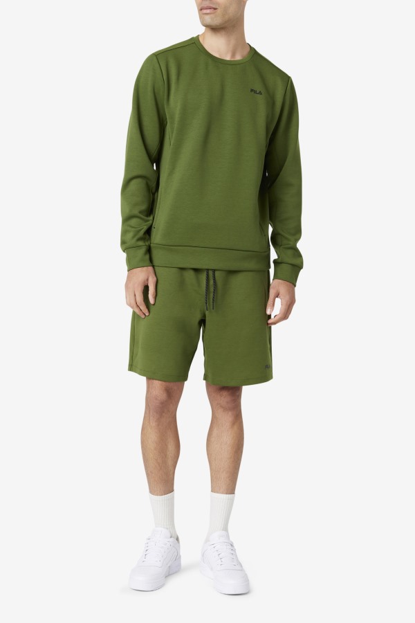 Emry Crew Fila Outlets Chive/Black