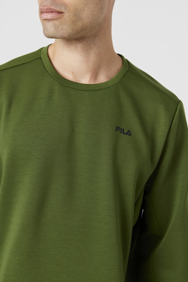 Emry Crew Fila Outlets Chive/Black