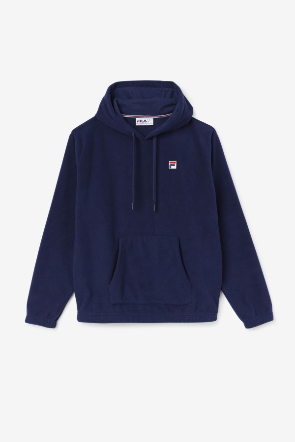 Fila Outlets Finn Fleece Hoodie Navy