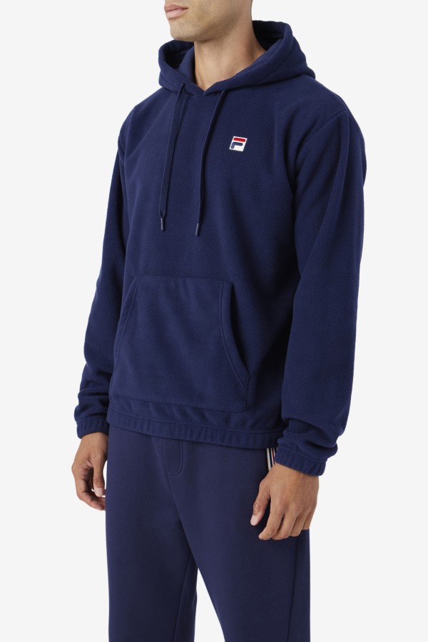 Fila Outlets Finn Fleece Hoodie Navy