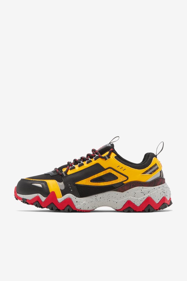 Black/Lemon/Red Men\'s Oakmont Tr Fila Outlets