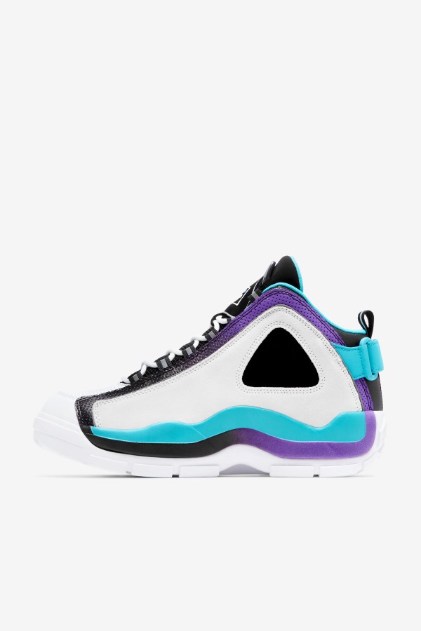 White/Blue/Purple Fila Outlets Men\'s Grant Hill 2