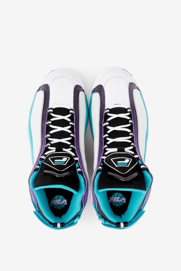 White/Blue/Purple Fila Outlets Men\'s Grant Hill 2