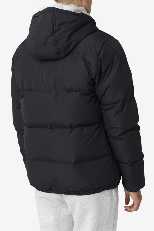 Otler Puffer Jacket Fila Outlets Black