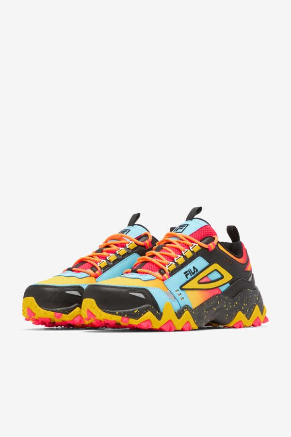 Men\'s Oakmont Tr Diva Pink/Lemon/Black Fila Outlets