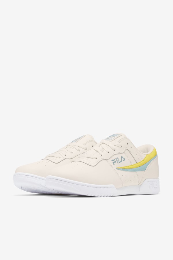 Fila Outlets Men\'s Original Fitness Egret/Aurora/Gray Mist