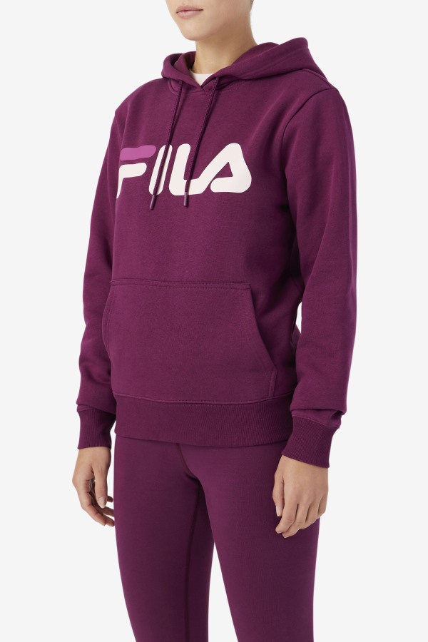 Lucy Hoodie Fila Outlets Grape Wine/Potpourri/Rouge