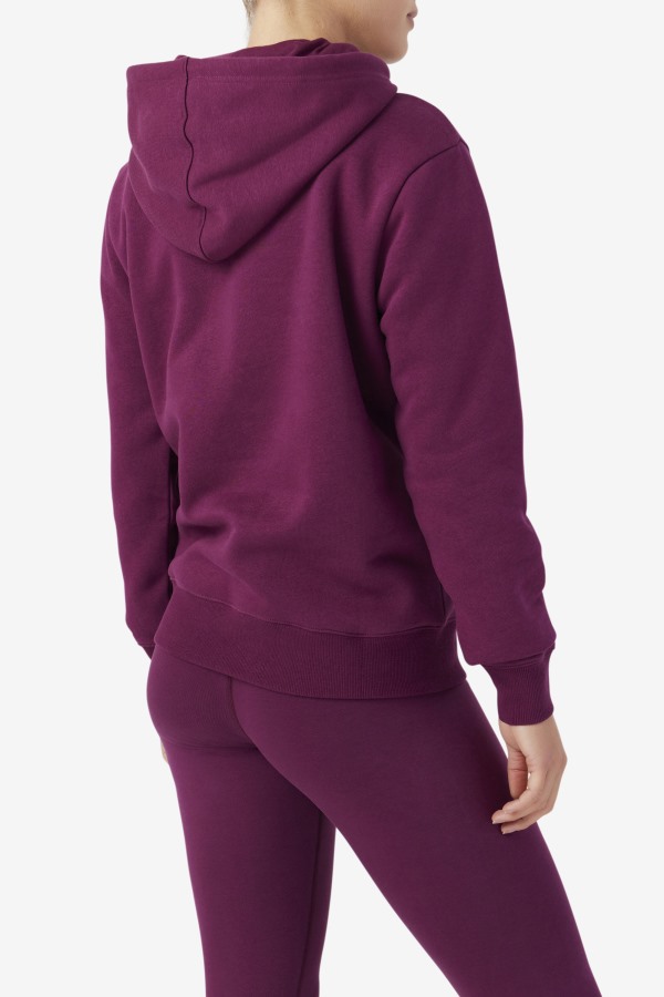 Lucy Hoodie Fila Outlets Grape Wine/Potpourri/Rouge