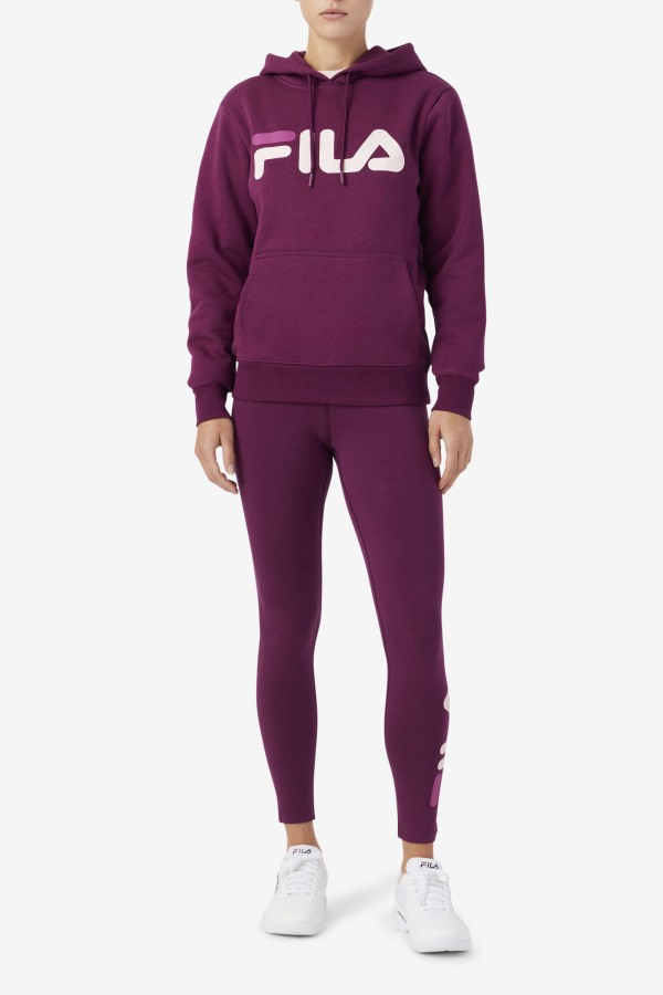 Lucy Hoodie Fila Outlets Grape Wine/Potpourri/Rouge