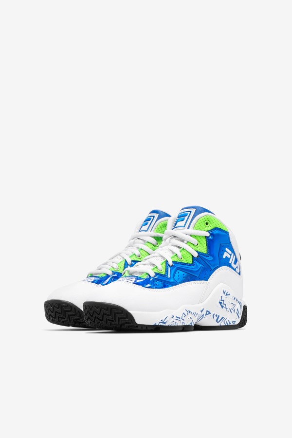 Little Kids\' Mb Night Walk Fila Outlets White/Blue/Green
