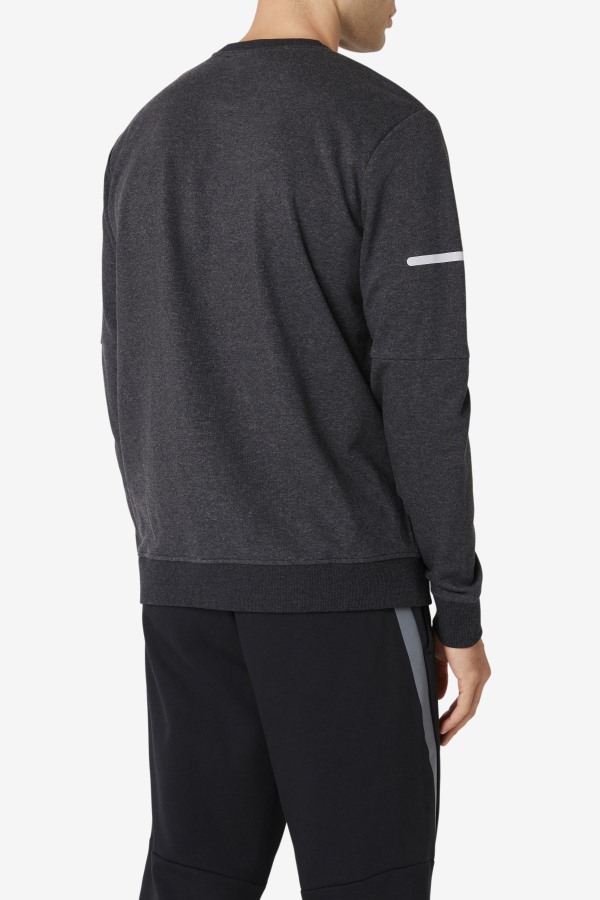 Commuter Crew Fila Outlets Black Heather