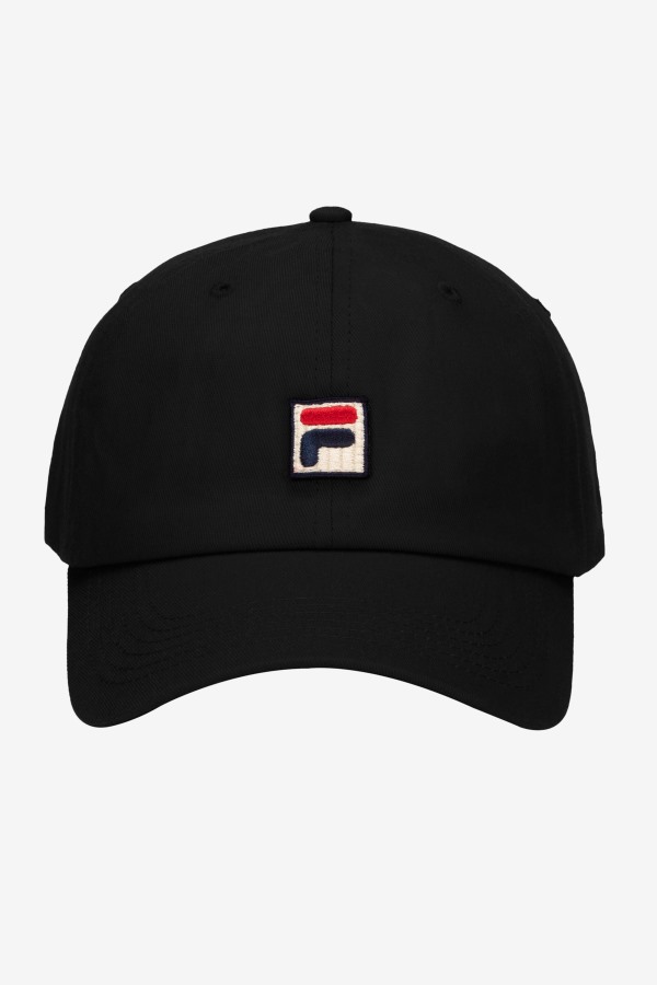 Embroidered F-Box baseball Hat Black Fila Outlets