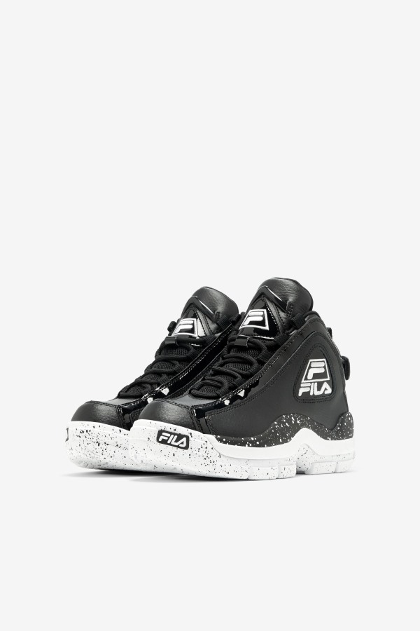 Black/White Fila Outlets Little Kids\' Grant Hill 2