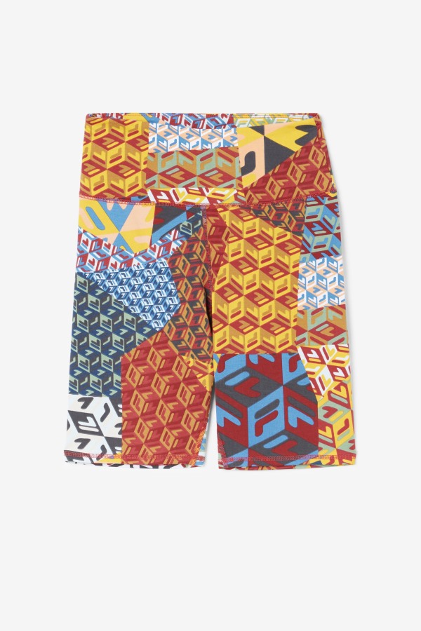 Ocean/Yellow/Whitee Elowen Bike Short Fila Outlets