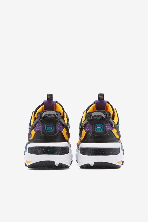 Black/Purple/White Little Kids\' Ray tracer Apex Fila Outlets