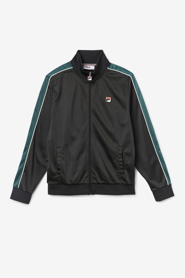 Black/June Bug/White Fila Outlets Wicks Track Jacket