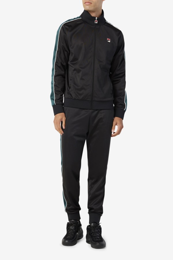 Black/June Bug/White Fila Outlets Wicks Track Jacket