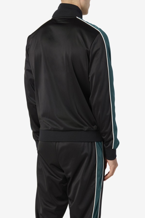 Black/June Bug/White Fila Outlets Wicks Track Jacket