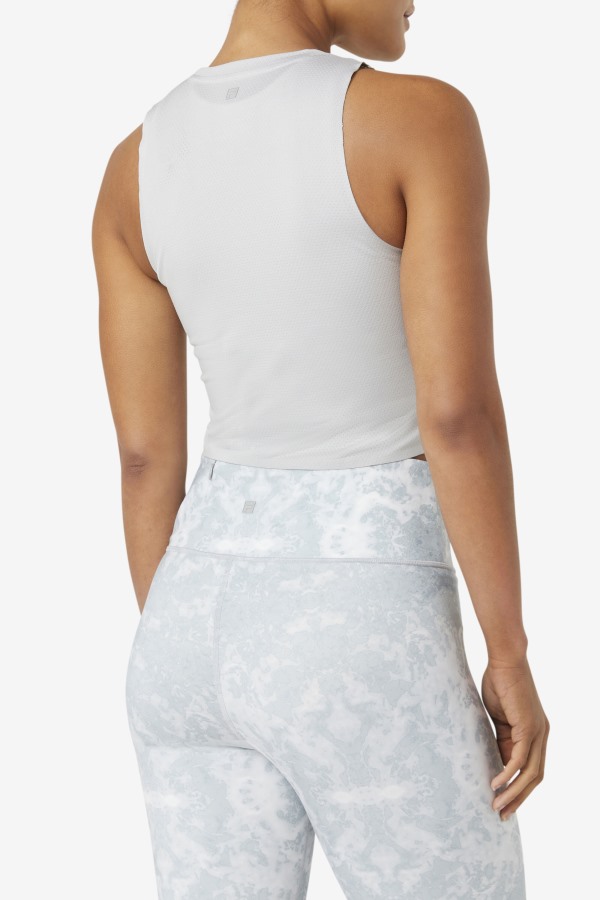 Fila Outlets Highrise/White Uplift Athletic Crop Top