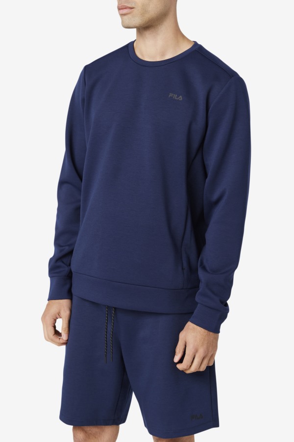 Navy/Black Fila Outlets Emry Crew