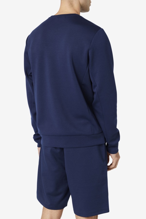 Navy/Black Fila Outlets Emry Crew