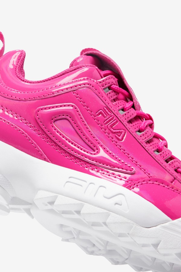 Purple/Iridescent/Iridescent Big Kids\' Disruptor 2 Premium Iri Fila Outlets