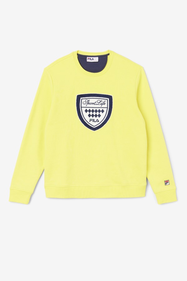 Kush Crew Fila Outlets Yellow/Navy/Gardenia