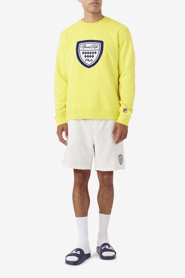 Kush Crew Fila Outlets Yellow/Navy/Gardenia