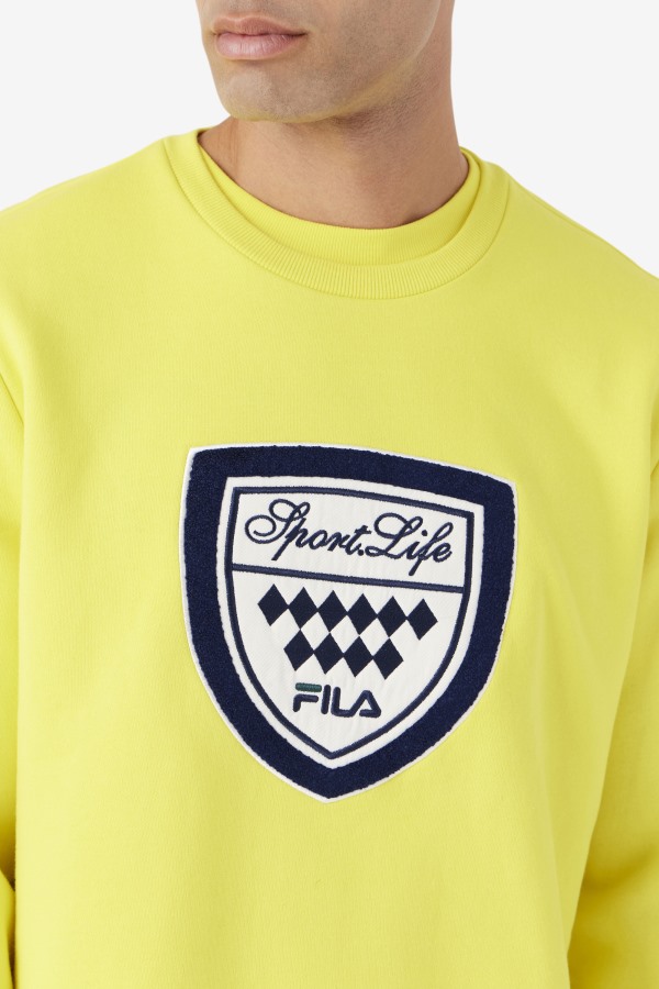 Kush Crew Fila Outlets Yellow/Navy/Gardenia