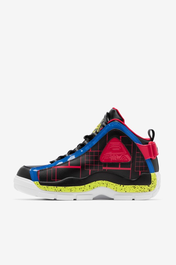Men\'s Grant Hill 2 Black/Blue/Red Fila Outlets