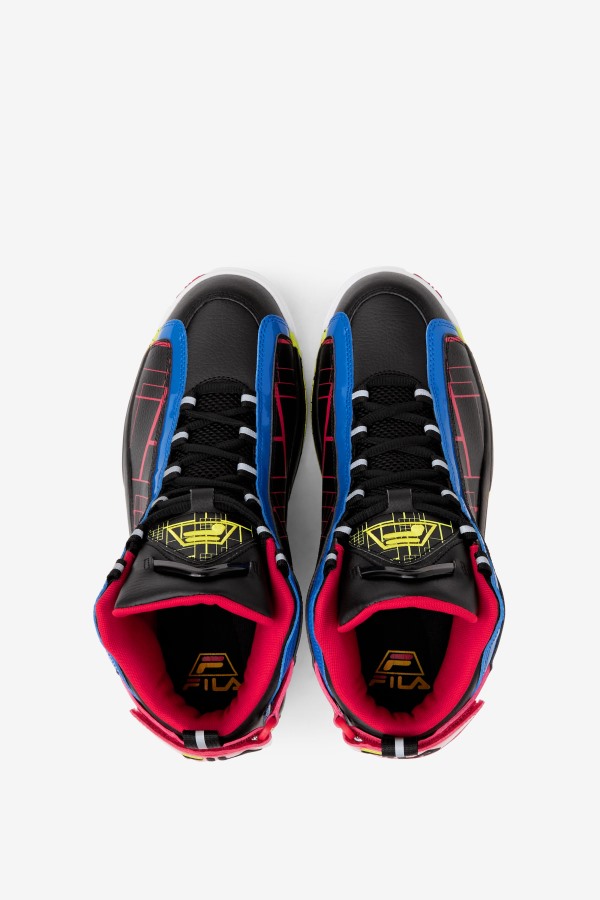Men\'s Grant Hill 2 Black/Blue/Red Fila Outlets