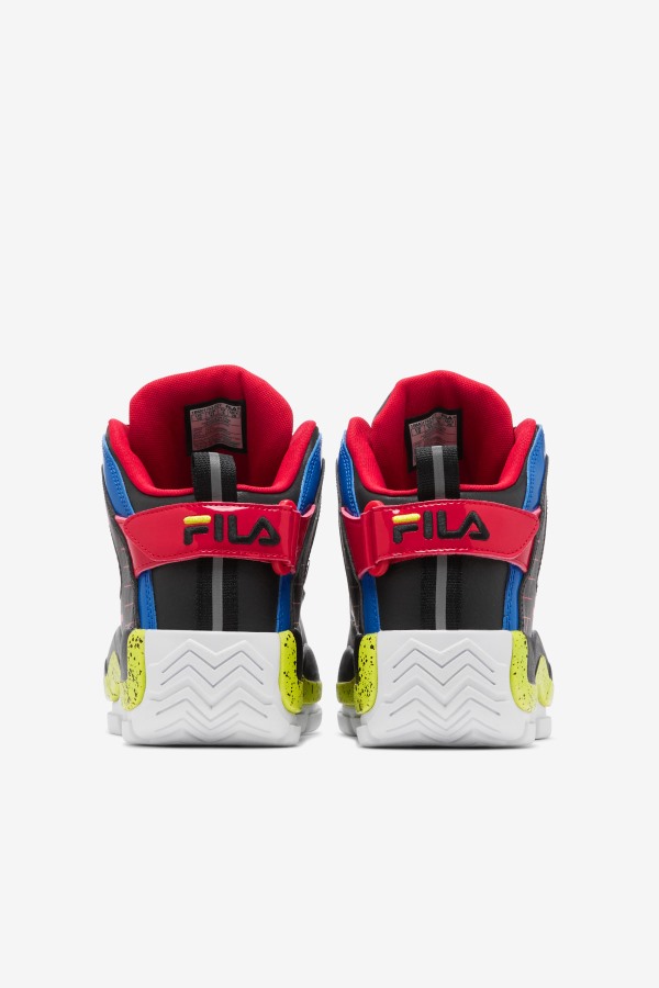 Men\'s Grant Hill 2 Black/Blue/Red Fila Outlets