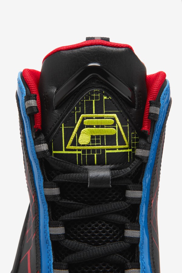 Men\'s Grant Hill 2 Black/Blue/Red Fila Outlets