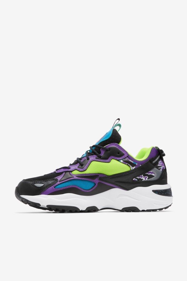 Black/White/Purple Fila Outlets Men\'s Ray Tracer Apex