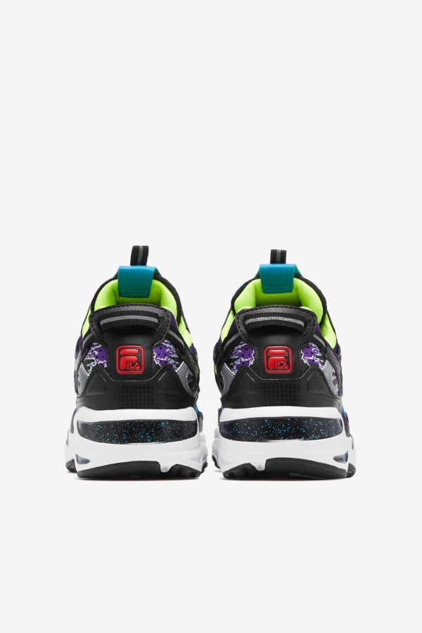 Black/White/Purple Fila Outlets Men\'s Ray Tracer Apex