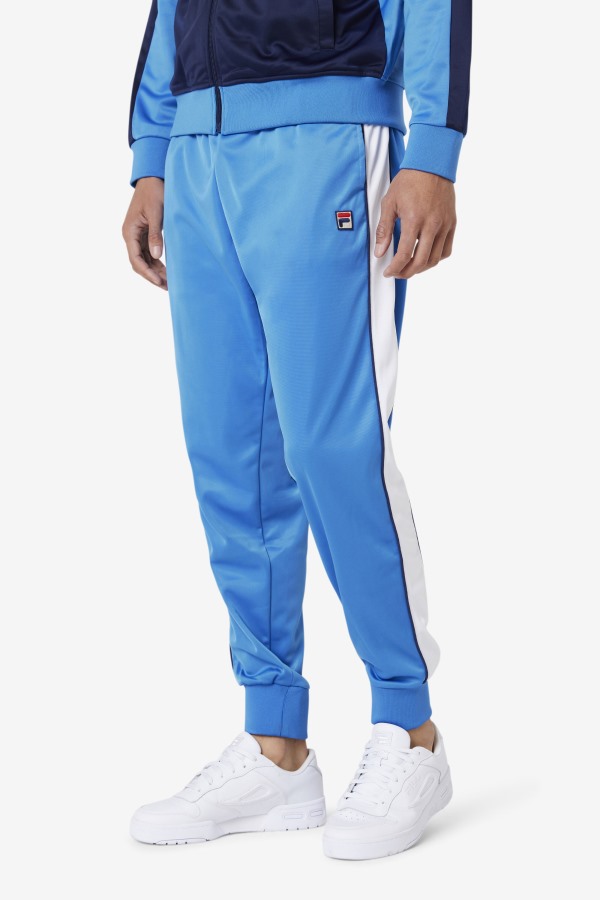 Elijah Track Pant Strong Blue/White/Navy Fila Outlets